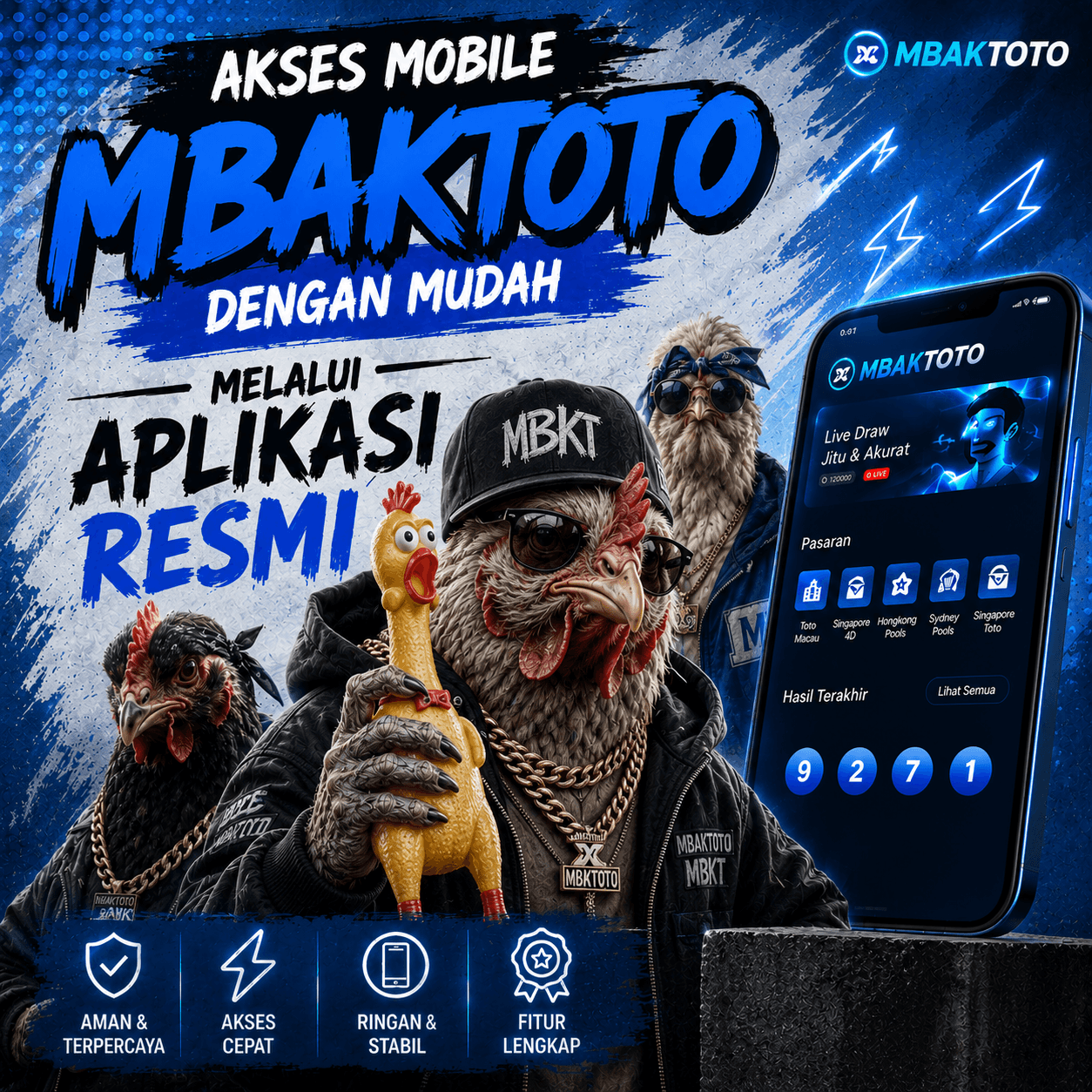 Aplikasi Mbaktoto - akses mobile resmi